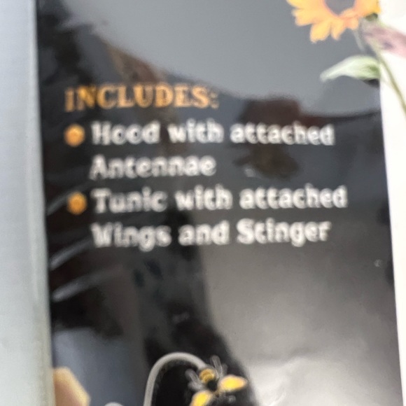 Honey Bee Halloween Costume~One Size~Very Good Condition - Picture 7 of 8